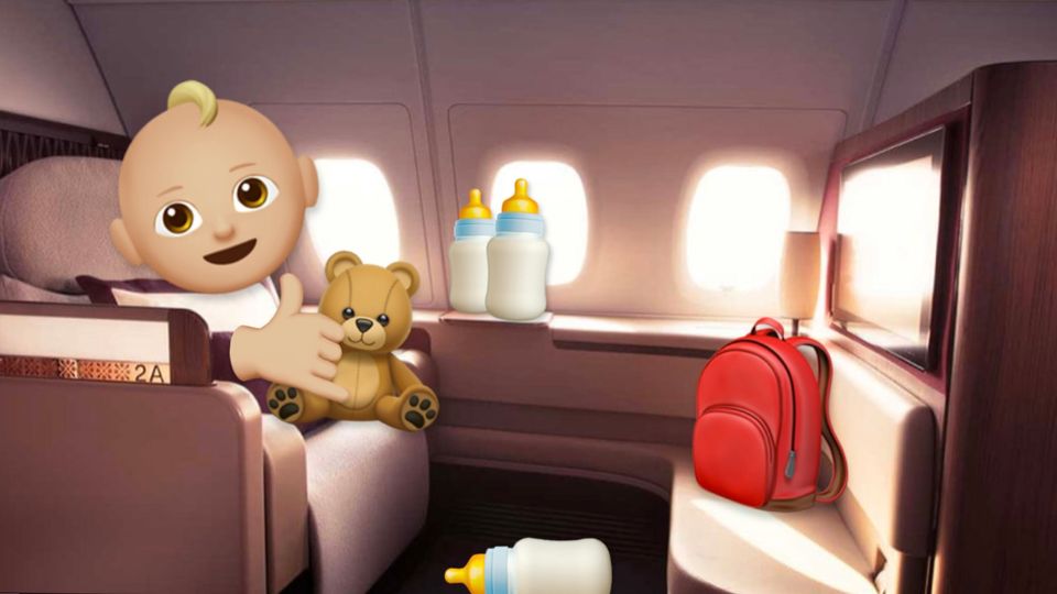 Hoe mijn baby first class vliegt voor €1,35